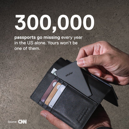 Trackable Passport Wallet <br> Ekster x Dore & Rose